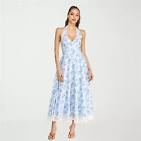 belle vie Womens Sleeveless Midi Maxi Dress