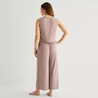 Liz Claiborne Womens Sleeveless 2-pc. Pajama Sets
