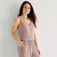 Liz Claiborne Womens Sleeveless 2-pc. Pajama Sets