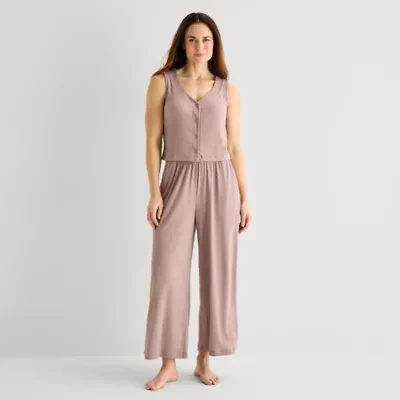 Liz Claiborne Womens Sleeveless 2-pc. Pajama Sets