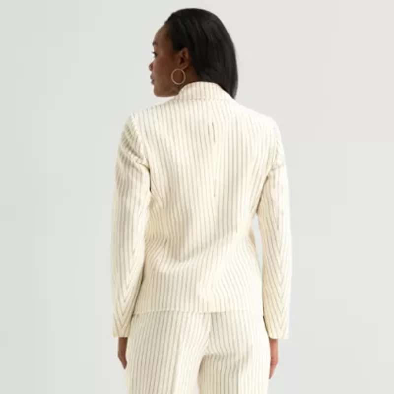 Black Label by Evan-Picone Womens Classic Fit Suit Jacket