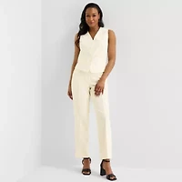 Black Label by Evan-Picone Womens Striped Classic Fit Suit Vest