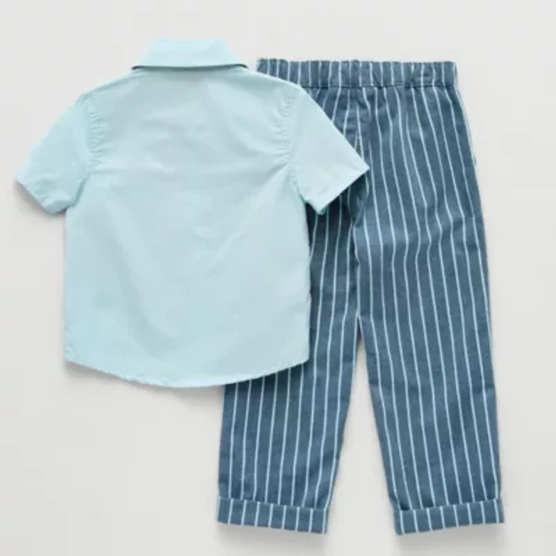 Little Stitch Toddler Boys 2-pc. Pant Set