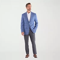 Steve Harvey Mens Plaid Sport Coat