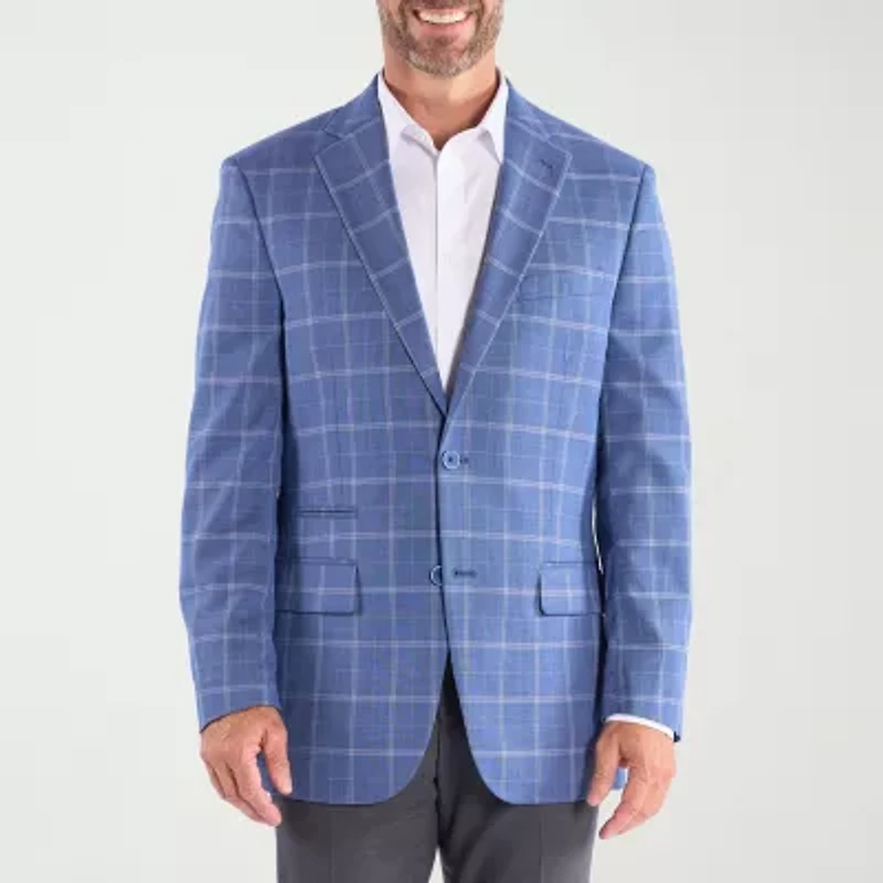 Steve Harvey Mens Plaid Sport Coat
