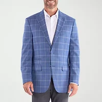 Steve Harvey Mens Plaid Sport Coat