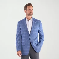 Steve Harvey Mens Plaid Sport Coat