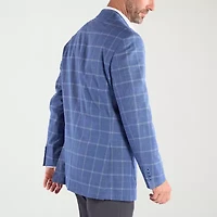 Steve Harvey Mens Plaid Sport Coat