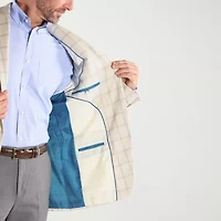 Steve Harvey Mens Plaid Sport Coat