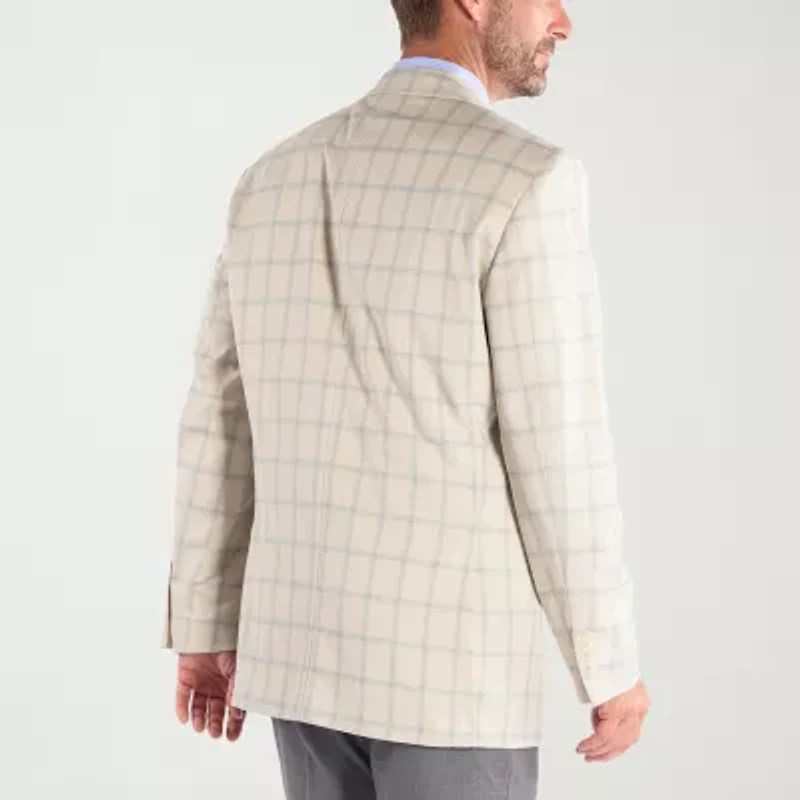 Steve Harvey Mens Plaid Sport Coat