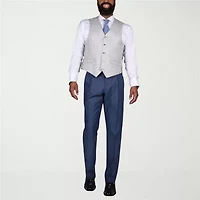 Steve Harvey Mens Stretch Fabric Classic Fit Pleated Front Suit Pant