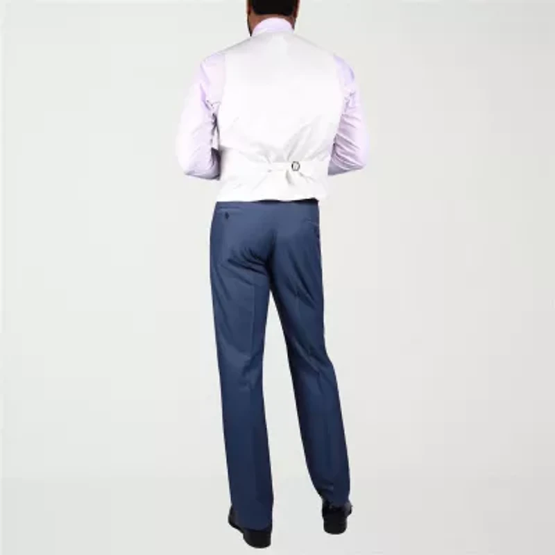 Steve Harvey Mens Stretch Fabric Classic Fit Pleated Front Suit Pant