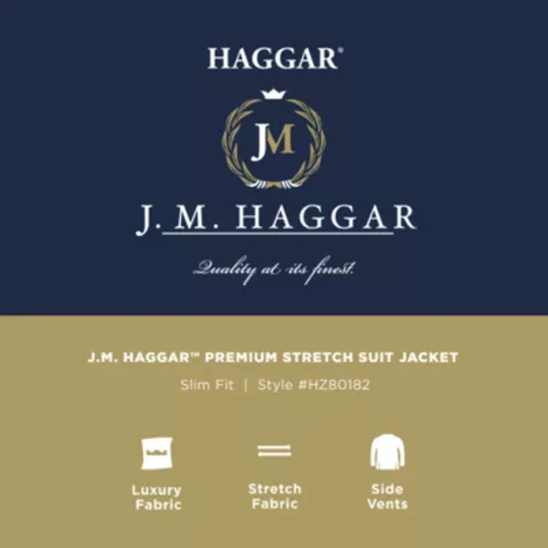 Haggar JMH Premium Mens Stretch Fabric Classic Fit Suit Jacket