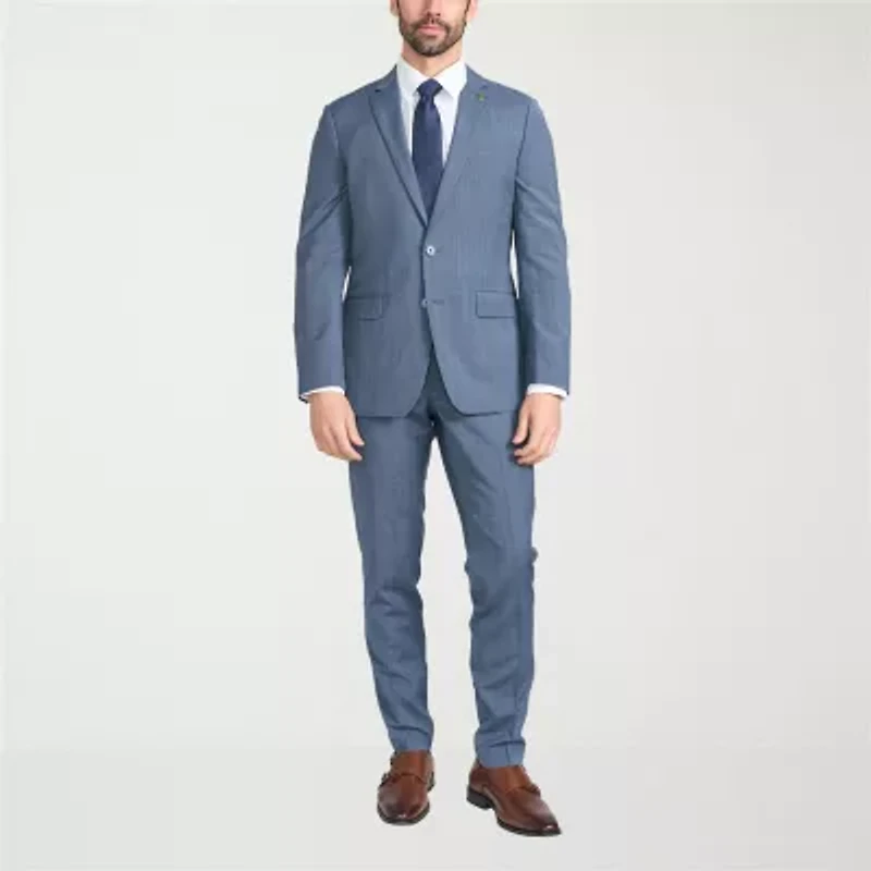 CRICKETEER™ Mens Plaid Stretch Fabric 2-pc. Suit Set