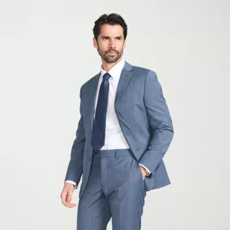 CRICKETEER™ Mens Plaid Stretch Fabric 2-pc. Suit Set