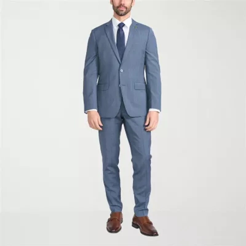 CRICKETEER™ Mens Plaid Stretch Fabric 2-pc. Suit Set