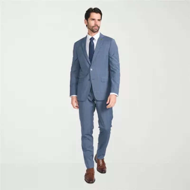 CRICKETEER™ Mens Plaid Stretch Fabric 2-pc. Suit Set