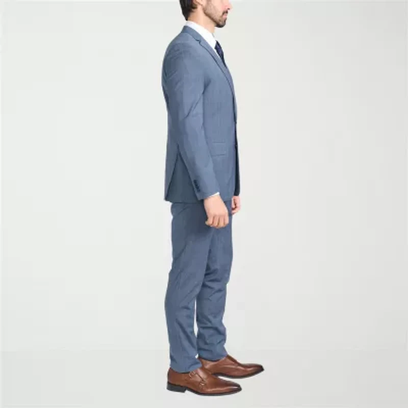 CRICKETEER™ Mens Plaid Stretch Fabric 2-pc. Suit Set