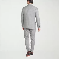 CRICKETEER™ Mens Windowpane Stretch Fabric 2-pc. Suit Set