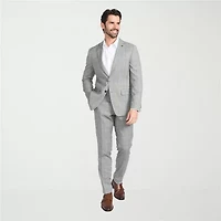 CRICKETEER™ Mens Windowpane Stretch Fabric 2-pc. Suit Set