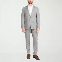 CRICKETEER™ Mens Windowpane Stretch Fabric 2-pc. Suit Set