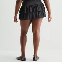 Forever 21 Womens Juniors Plus Flared Skirt