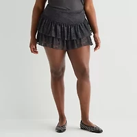 Forever 21 Womens Juniors Plus Flared Skirt