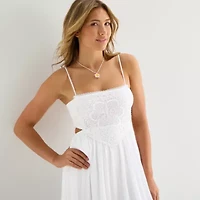 Forever 21 Womens Juniors Sleeveless Maxi Dress