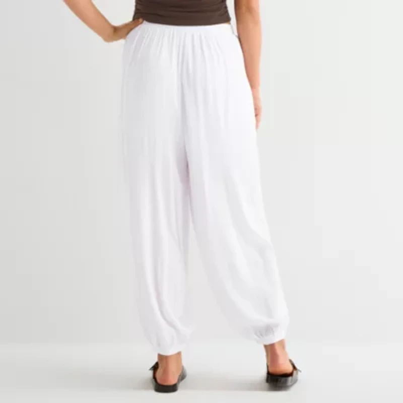 Forever 21 Womens Juniors Cuffed Pull-On Pant