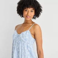 Arizona Womens Sleeveless Floral Sundress