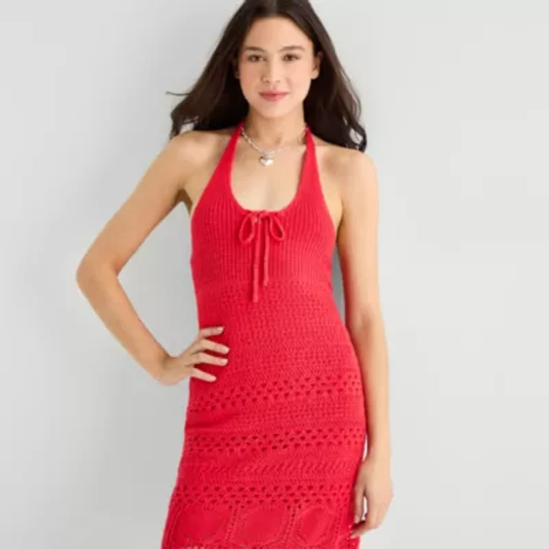 Arizona Womens Juniors Sleeveless Sundress