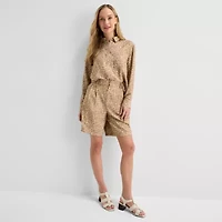 Liz Claiborne Womens Long Sleeve Blouse