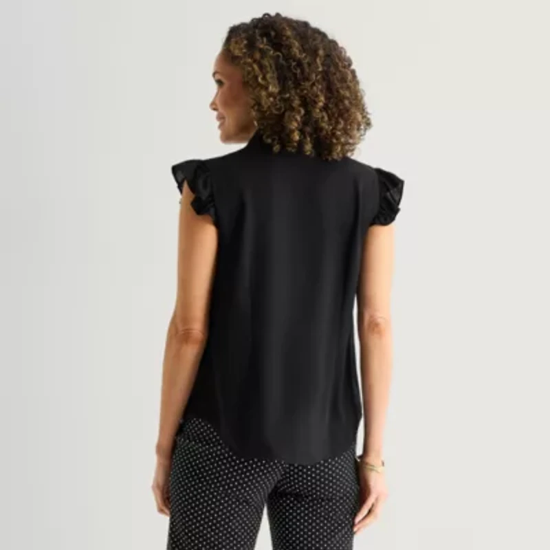 Liz Claiborne Womens Sleeveless Blouse
