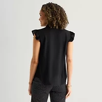 Liz Claiborne Womens Sleeveless Blouse