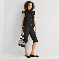 Liz Claiborne Womens Sleeveless Blouse