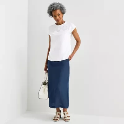 Liz Claiborne Womens Maxi Skirt