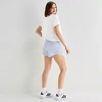 Xersion Ruffle Womens Quick Dry Active T-Shirt