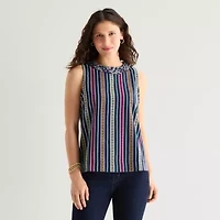 St. John's Bay Womens Sleeveless Blouse
