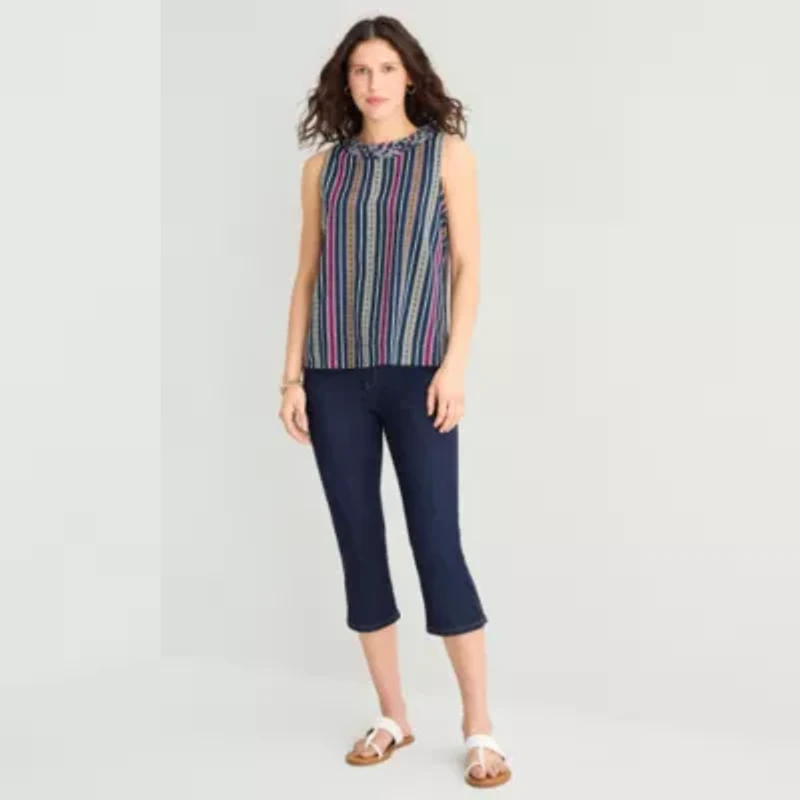 St. John's Bay Womens Sleeveless Blouse