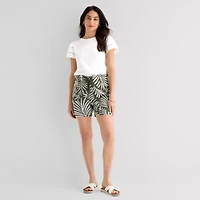 St. John's Bay Womens Round Neck Short Sleeve Blouse