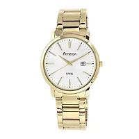 Armitron® All-Sport® Mens Gold-Tone Stainless Steel Watch