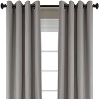 Elrene Home Fashions Braiden Color Block Grommet Top Blackout Single Curtain Panel