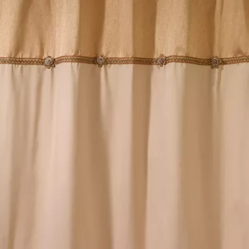 Avanti® Braided Medallion Shower Curtain