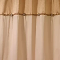 Avanti® Braided Medallion Shower Curtain