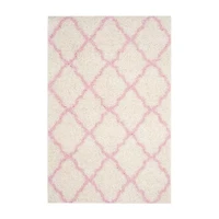 Safavieh Dallas Shag Collection Caris Geometric Area Rug