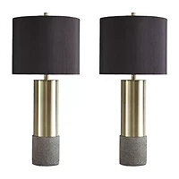 Signature Design by Ashley® Jacek 2-pc. Metal Table Lamp
