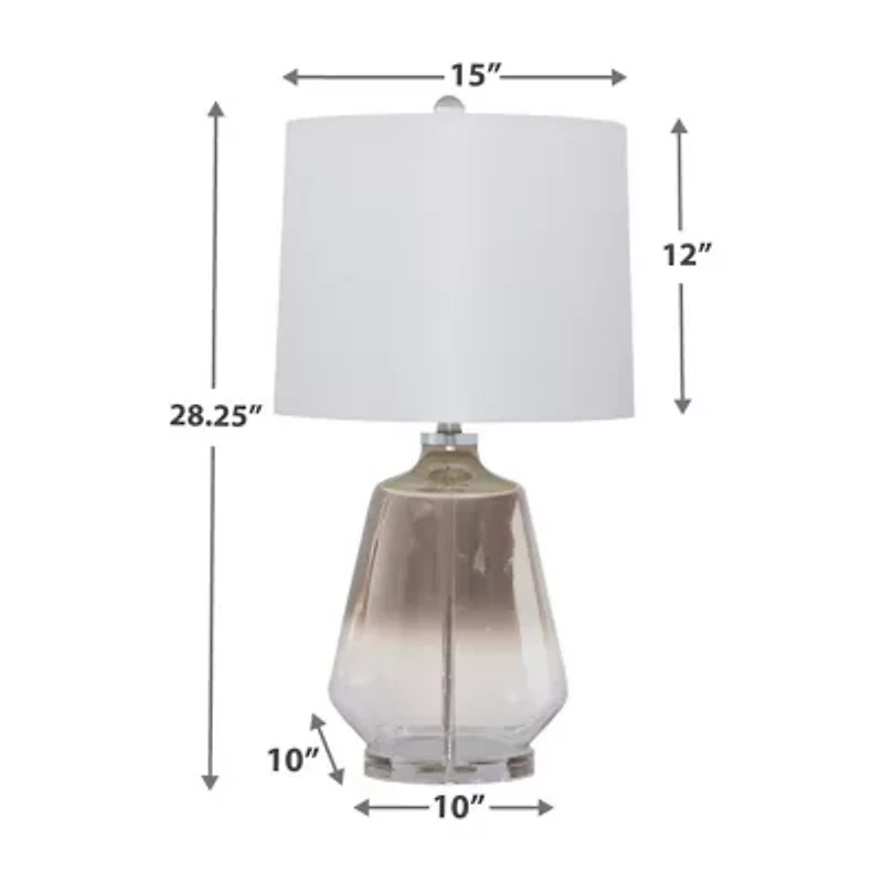 Signature Design by Ashley® Jaslyn Glass Table Lamp