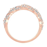 Womens 1 3/4 CT. T.W. Natural White Diamond 10K Rose Gold Anniversary Band