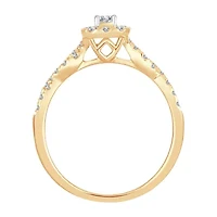 Womens / CT. T.W. Natural White Diamond 10K Gold Engagement Ring