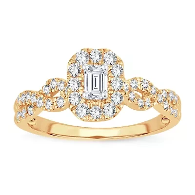 Womens / CT. T.W. Natural White Diamond 10K Gold Engagement Ring